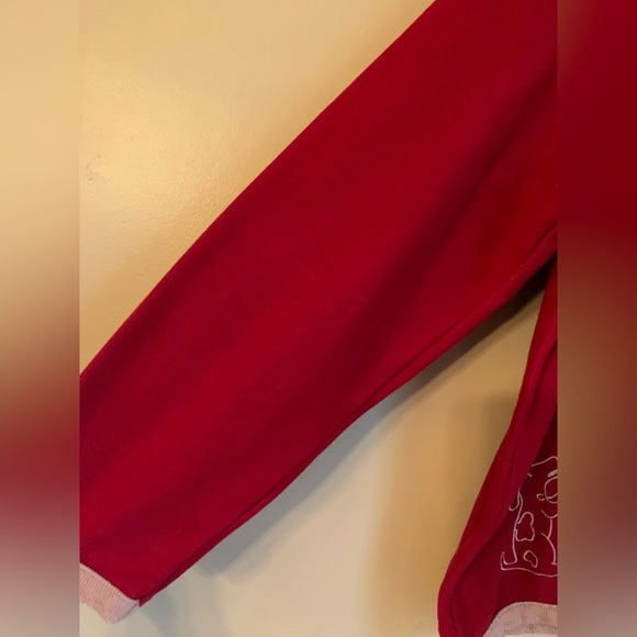 CHRISTOPHER & BANKS Cardigan for Puppy Lovers dog sweater 1x - Picture 6 of 9